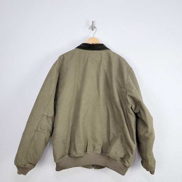 Carhartt Bankston Sienna Sandstone Fleece Lined Canvas Work Coat Size 2XL Tall - Picture 7 of 16